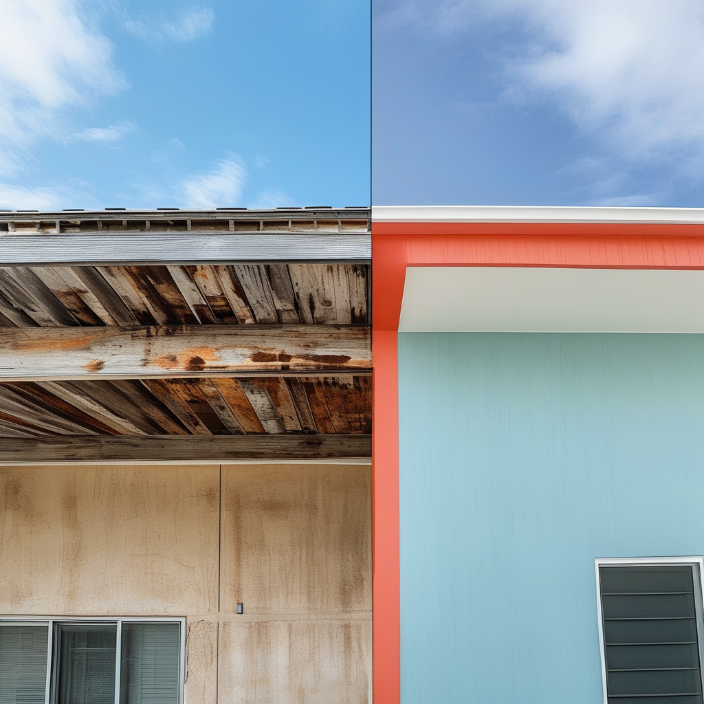 Fascia board replacement and repair in South Florida by Pro Painting South FL